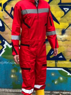 Overol Tipo Piloto Con Cinta Reflectiva - Imagen 10