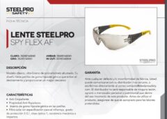 Gafa Spy Flex Lente Claro Af - Steelpro - Imagen 2