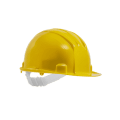 Casco Eco Amarillo Cremallera Deslizable - Steelpro
