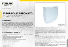 Visor Policarbonato Claro Con Af Rocket - Imagen 3