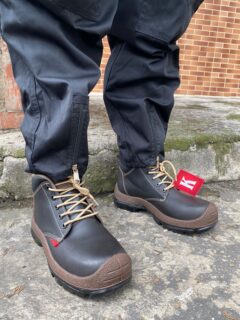 Bota Safety Negra Y Cafe Pu Bidensidad - Imagen 4