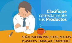 Listado De Señalizacion Vial / Telas/ Mallas/ Plasticos / Embalaje /Empaques.