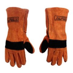 Guante Soldador Naranjo-Negro Kevlar Reforzado - Steelpro - Imagen 2