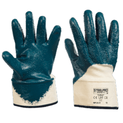Guante Nitrilsafe Rugoso 3/4 - Steelpro