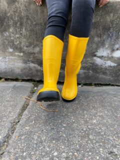 Bota Pvc Ats 703 Amarilla Con Puntera - Imagen 3