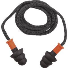 Bolsa De 50 Pares De Tapones De Oído Reutilizables De Termoplásticos Con Cordón Deltaplus