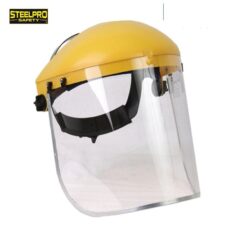 Careta De Esmerilar Ratchet Visor Con Ribete Completa  Steelpro