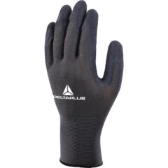 Guante Tejido Poliester, Palma Imparegnada De Latex Deltaplus