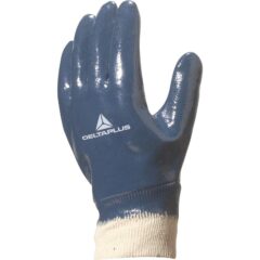 Guante De Nitrilo Polsino A Coste Deltaplus