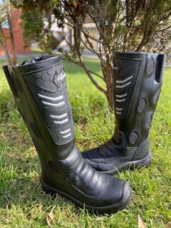 Bota Aña Alta Cuero Motociclista - Imagen 4