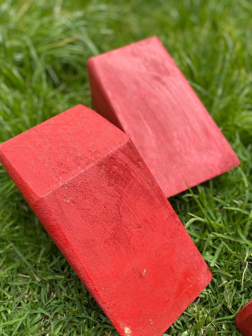 Taco De Madera Grande Par - Imagen 5