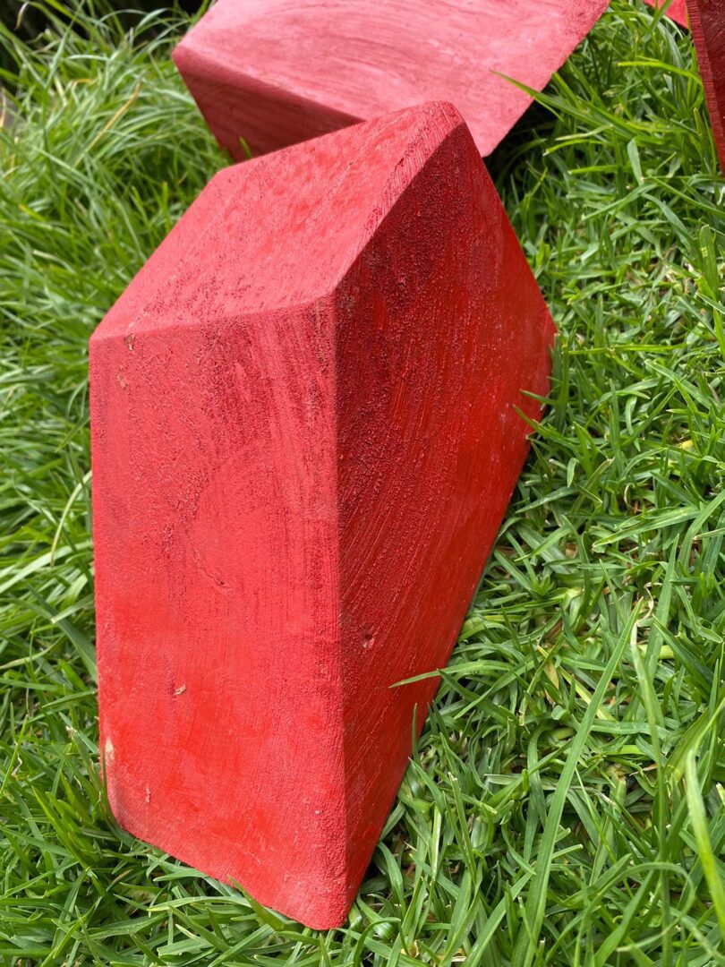 Taco De Madera Grande Par - Imagen 4