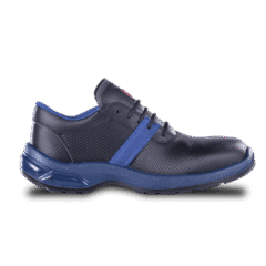 Zapato Seguridad Polako Negro X Azulsuela Azul - Imagen 2