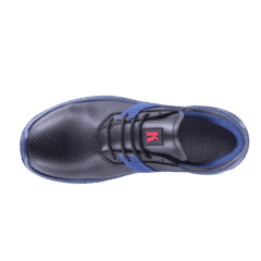 Zapato Seguridad Polako Negro X Azulsuela Azul - Imagen 3