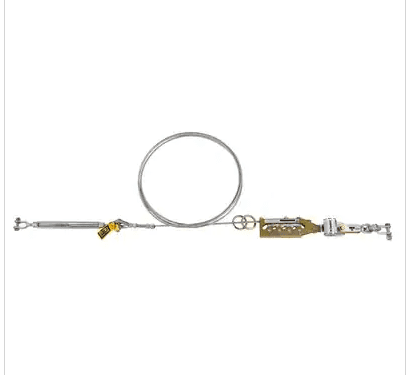 Sistema De Cuerda De Rescate Horizontal Cables En Acero Galvanizado