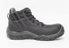 Bota Raider Zipper Negro Robusta - Imagen 3