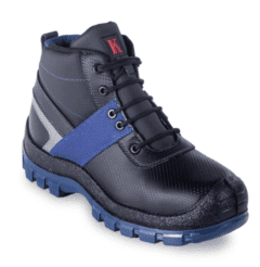 Bota Seguridad  Negra Azul Pu Tridensidad