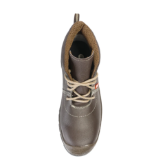 Bota Trooper Light Cafe Con Puntera Robusta