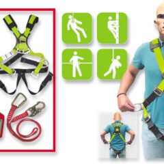Arnés De Seguridad Multipropósito 4 Anillos Con Eslinga