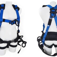 Arnés Multipropósito Dieléctrico Con Faja Lumbar Y Silla Para Trabajos En Alturas