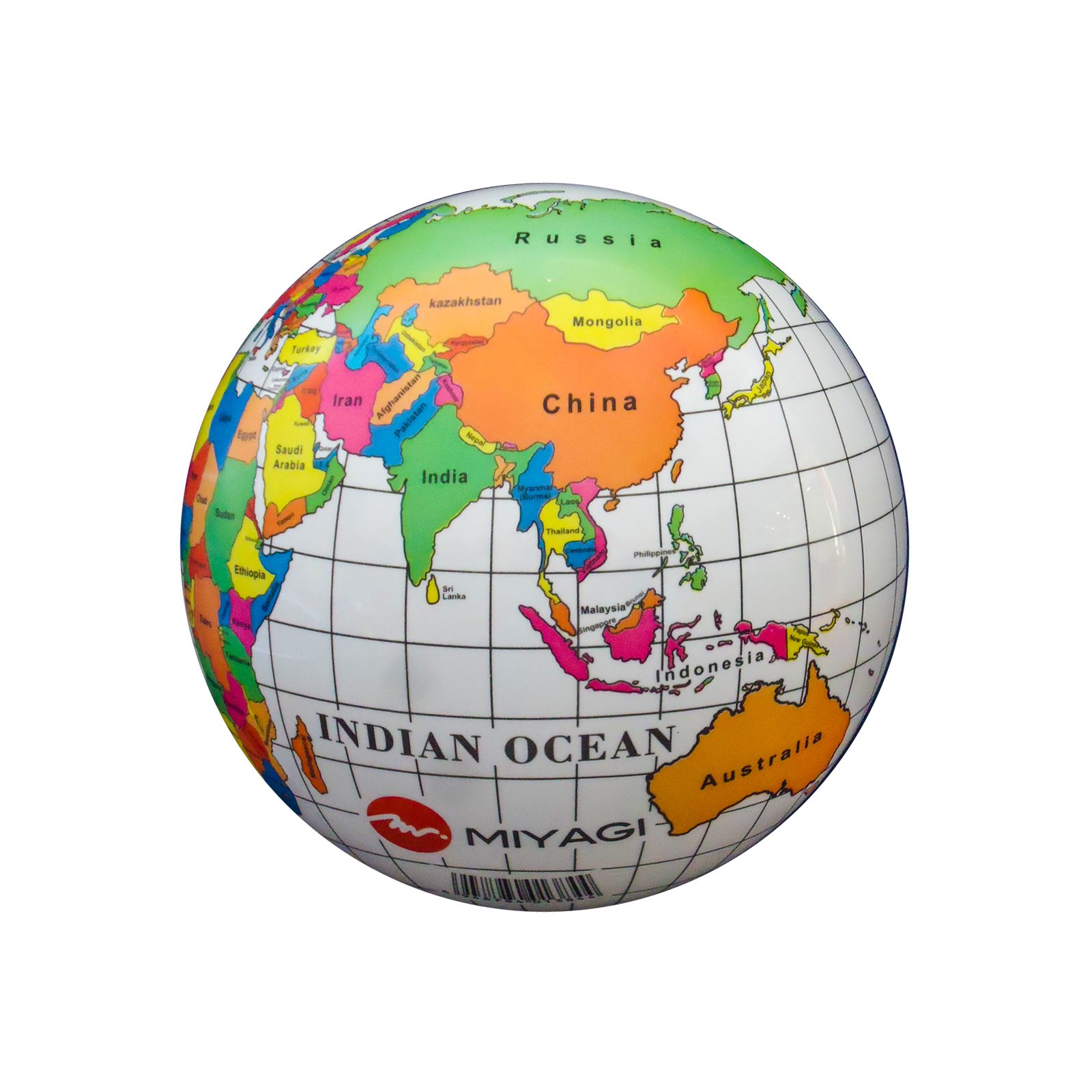 Pelota Didáctica Mapamundi