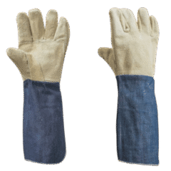 Guantes Trabajador L Cueron En Denim