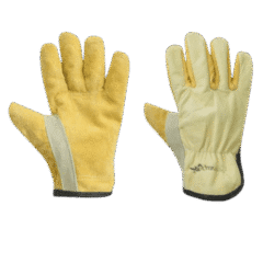 Guantes Perforador Revés En Cuero