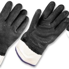 Guantes De Neopreno Soportado Corrugado