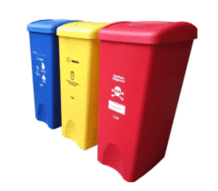 Caneca Plastica De 53 Lts Tapa Vaiven - Imagen 2
