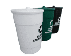 Caneca Plástica De 208 Lts - Imagen 2