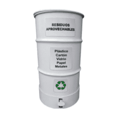 Caneca Metalica Tapa Pedal 120 Lts