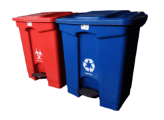 Caneca De Pedal De 60 Lts