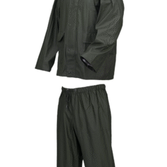 Impermeable 2 Piezas Color Neón, En Polyester Y Pvc.