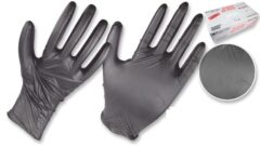 Guantes De Nitrilo Negro Multiusos