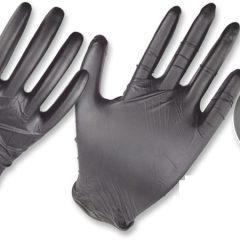 Guantes De Nitrilo Negro Multiusos