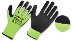 Guantes Nylon Neón Recubiertos En Látex