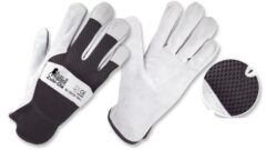 Guantes De Carnaza Y Tela Sintética