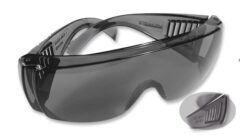 Gafas Unilente Industriales Tipo Cubregafas Lente Gris