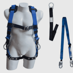 Kit Constructor (Arnés Multipropósito 4 Argollas, Eslinga Con Absorbedor, Punto Fijo)