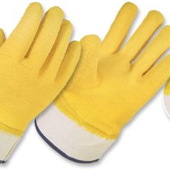 Guantes Lona Recubiertos Con Látex Natural Rugoso
