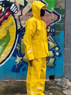 Impermeable Pvc Reflectivo Broche Calibre 18 - Imagen 2