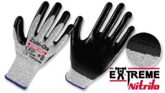 Guantes Fibra, Recubierto En Nitrilo