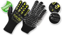 Guantes De Fibra De Poliéster, Recubiertos Con Caucho En La Palma