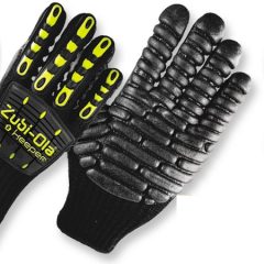 Guantes De Fibra De Poliéster, Recubiertos Con Caucho En La Palma