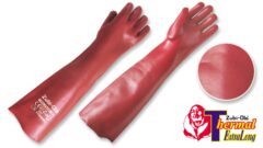 Guantes Pvc Color Rojo