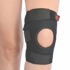 Órtesis Rodillera Rotula Abierta Universal Ajustable Corta En Neopreno