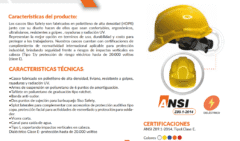 Casco Dielectrico Tipo I Clase E Rachet Certificado - Imagen 2