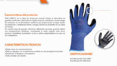 Guante Nylon Nitrilo Texturizado Ref Tf - N404 - Imagen 2