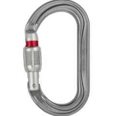 Mosquetón oval para la utilización con poleas y bloqueadores PETZL