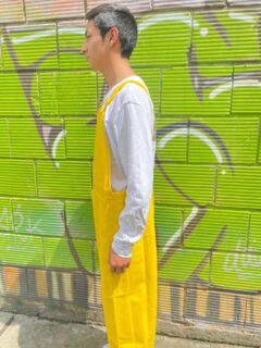 Overol Con Pechera Calibre 25 Amarillo - Imagen 3